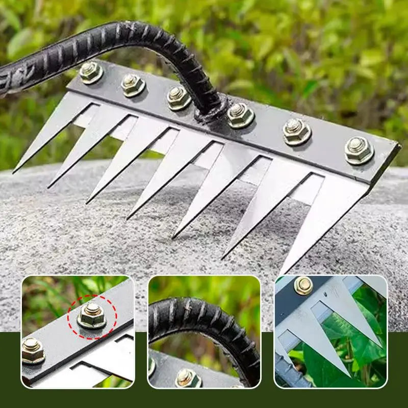 Premium Carbon Steel Garden Rake™