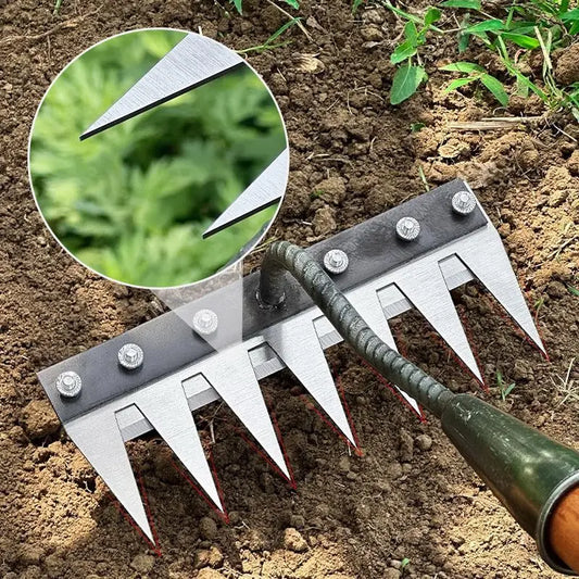 Premium Carbon Steel Garden Rake™